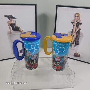 Disney Blue and Yellow Travel Mugs
